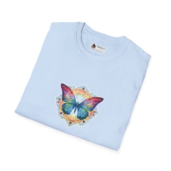 Mandala Butterfly Softstyle T-Shirt - Image 5