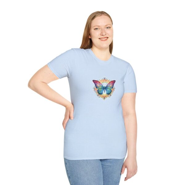 Mandala Butterfly Softstyle T-Shirt - Image 6