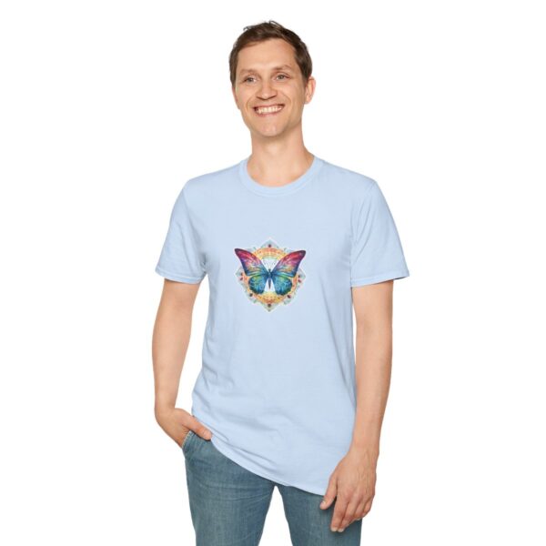 Mandala Butterfly Softstyle T-Shirt - Image 8