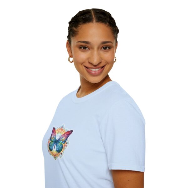 Mandala Butterfly Softstyle T-Shirt - Image 10