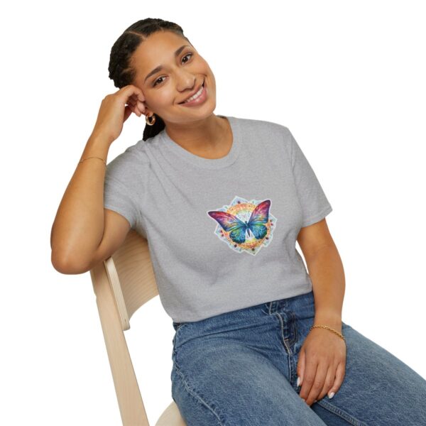 Mandala Butterfly Softstyle T-Shirt - Image 13