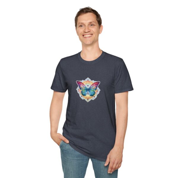 Mandala Butterfly Softstyle T-Shirt - Image 44