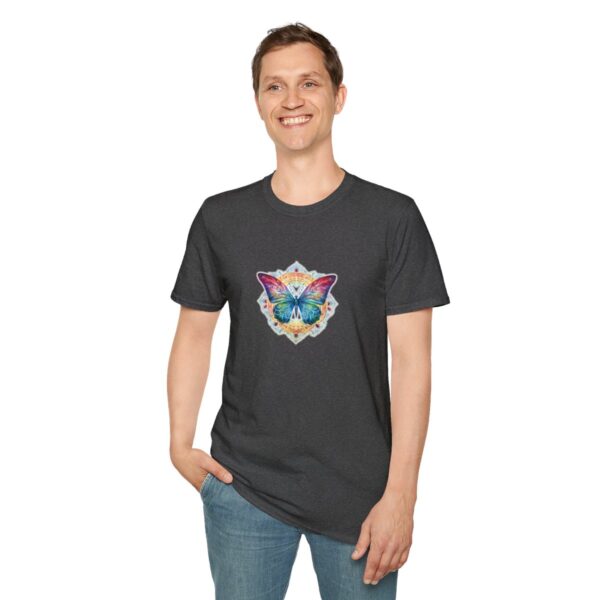 Mandala Butterfly Softstyle T-Shirt - Image 32